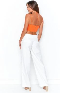 BB Exclusive Maeve White Pants Bottoms