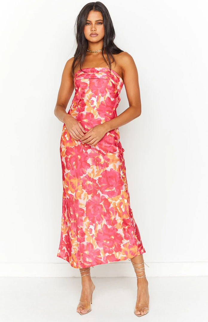 Beginning Boutique Dresses Maiah Pink Floral Maxi Dress 2 Beginning Boutique Dresses Maiah Pink Floral Maxi Dress