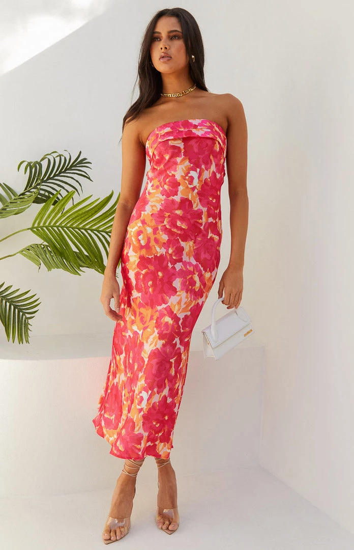 Beginning Boutique Dresses Maiah Pink Floral Maxi Dress 1 Beginning Boutique Dresses Maiah Pink Floral Maxi Dress