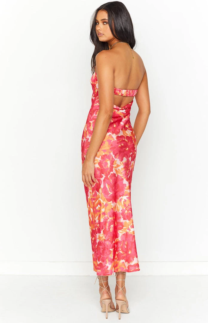 Beginning Boutique Dresses Maiah Pink Floral Maxi Dress 4 Beginning Boutique Dresses Maiah Pink Floral Maxi Dress