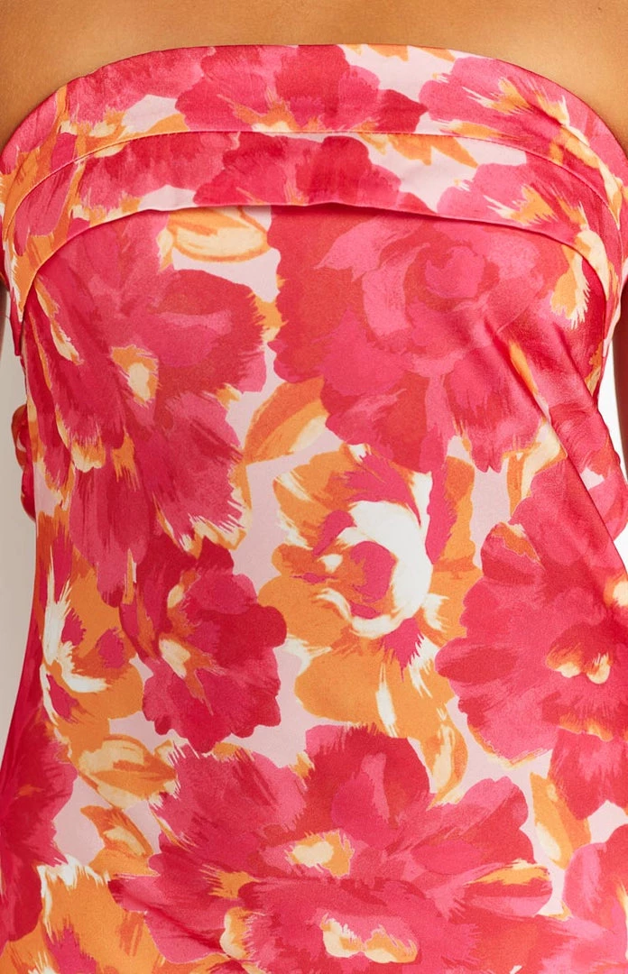 Beginning Boutique Dresses Maiah Pink Floral Maxi Dress 6 Beginning Boutique Dresses Maiah Pink Floral Maxi Dress