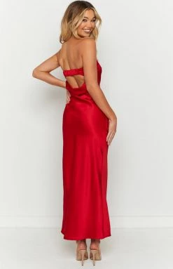 Beginning Boutique Maiah Red Maxi Dress 10 Beginning Boutique Maiah Red Maxi Dress