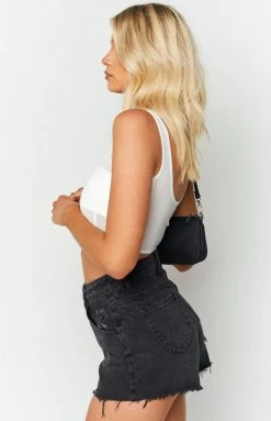 Beginning Boutique Bottoms Malah Black Denim Shorts 10 Beginning Boutique Bottoms Malah Black Denim Shorts