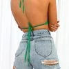 Beginning Boutique Bottoms Malah Blue Denim Shorts