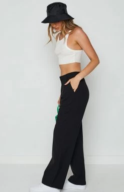 Beginning Boutique Bottoms Malcolm Black Straight Leg Pants