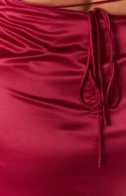 The Edit Manhattan Slip Formal Dress Wine 26 The Edit Manhattan Slip Formal Dress Wine