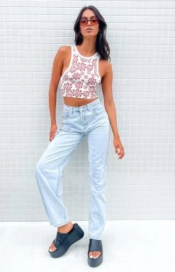 Beginning Boutique Marcel Floral Printed Tank Tops