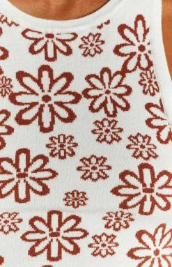 Beginning Boutique Marcel Floral Printed Tank Tops