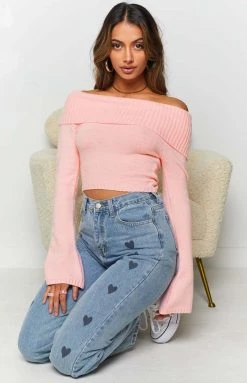 BB Exclusive Marci Off Shoulder Top Baby Pink 12 BB Exclusive Marci Off Shoulder Top Baby Pink