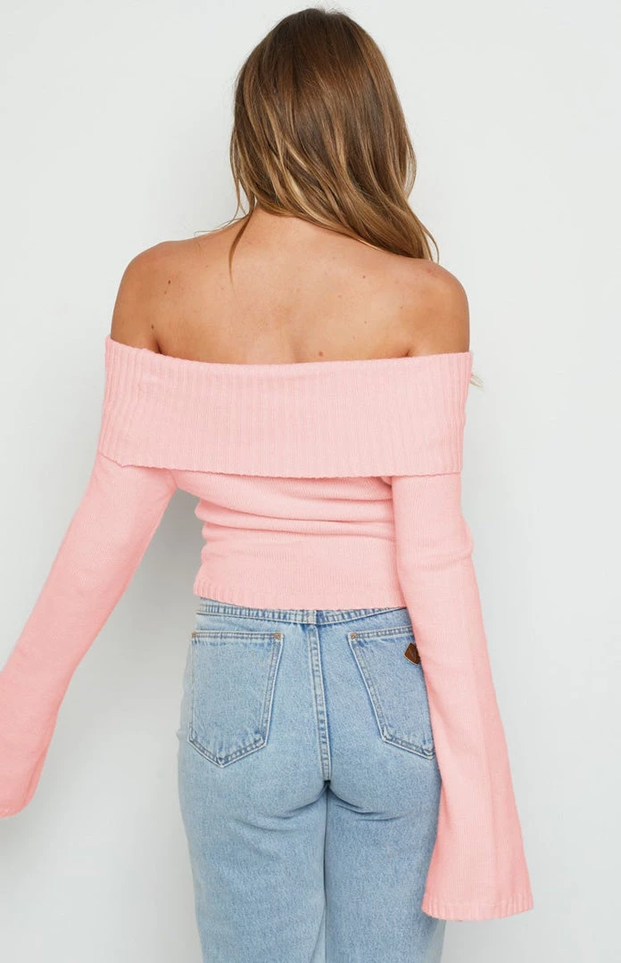 BB Exclusive Marci Off Shoulder Top Baby Pink 8 BB Exclusive Marci Off Shoulder Top Baby Pink