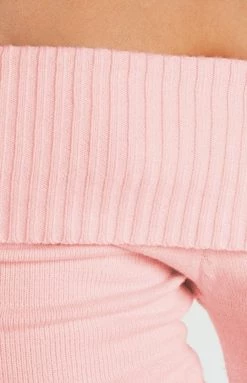 BB Exclusive Marci Off Shoulder Top Baby Pink 18 BB Exclusive Marci Off Shoulder Top Baby Pink