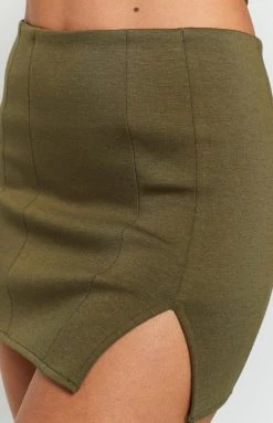 BB Exclusive New Maria Khaki Mini Skirt 11 BB Exclusive New Maria Khaki Mini Skirt