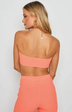 BB Exclusive Mariah Orange Crop Top Tops