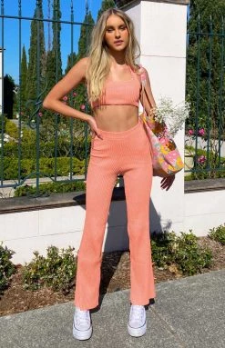 BB Exclusive Mariah Orange Pants Bottoms