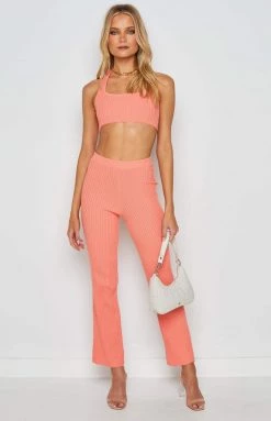 BB Exclusive Mariah Orange Pants Bottoms