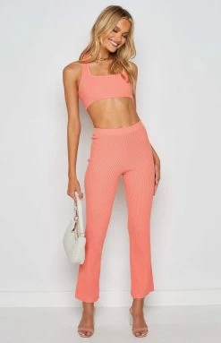 BB Exclusive Mariah Orange Pants Bottoms
