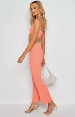 BB Exclusive Mariah Orange Pants Bottoms