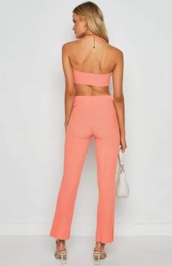 BB Exclusive Mariah Orange Pants Bottoms