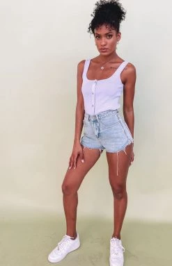 Beginning Boutique Mariah Stud Top Lilac