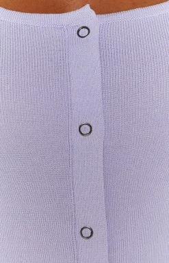 Beginning Boutique Mariah Stud Top Lilac