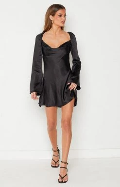 BB Exclusive Marienne Black Mini Dress New