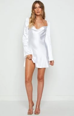 BB Exclusive Marienne White Mini Dress