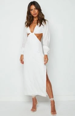 BB Exclusive Mars Midi Dress White