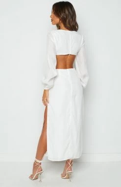 BB Exclusive Mars Midi Dress White