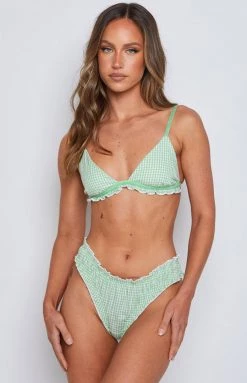 BB Exclusive Extended Sizes Marseille Bralette Green Gingham 15 BB Exclusive Extended Sizes Marseille Bralette Green Gingham