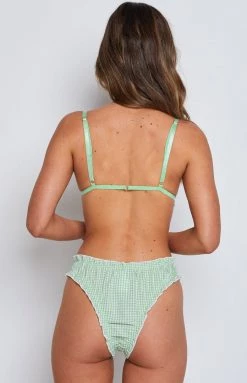 BB Exclusive Extended Sizes Marseille Bralette Green Gingham 17 BB Exclusive Extended Sizes Marseille Bralette Green Gingham