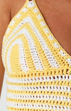 BB Exclusive Martha Yellow Crochet Bralette