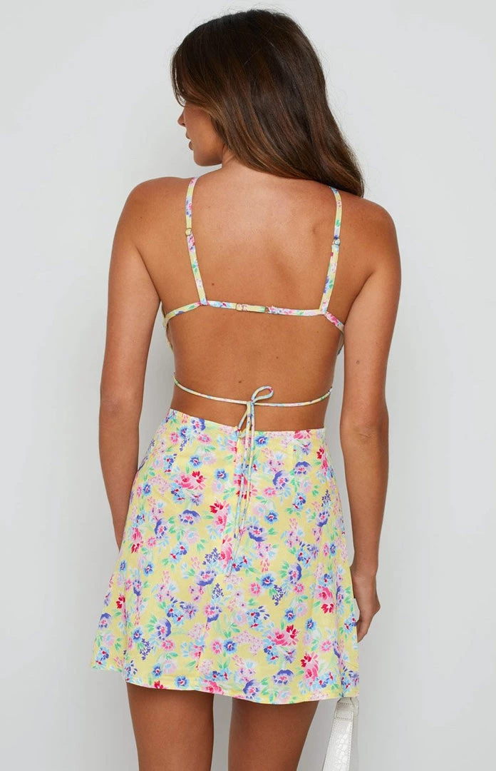 BB Exclusive Dresses Maya Yellow Mini Dress 8 BB Exclusive Dresses Maya Yellow Mini Dress