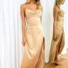 BB Exclusive Maybelle Champagne Formal Maxi Dress Dresses