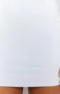 BB Exclusive Mazzy Backless Knit Dress White