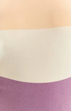 BB Exclusive Mazzy Backless Knit Dress Stripe