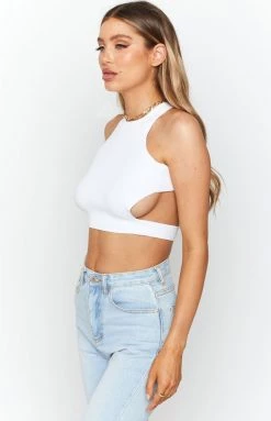 BB Exclusive Mazzy Top White