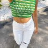 BB Exclusive Tops Melina Green Knit Top