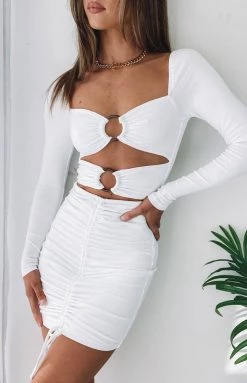 BB Exclusive Melody Long Sleeve Mini Dress Dresses