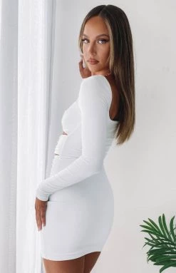 BB Exclusive Melody Long Sleeve Mini Dress Dresses