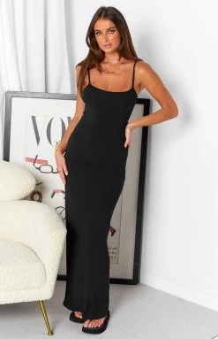 BB Exclusive Melrose Black Maxi Dress Dresses