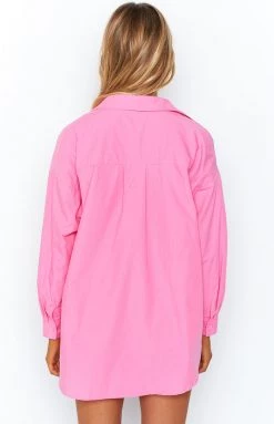 Beginning Boutique Tops Melso Pink Long Sleeve Shirt 11 Beginning Boutique Tops Melso Pink Long Sleeve Shirt