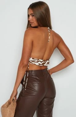 Beginning Boutique Mercie Zebra Halter Top Tops 11 Beginning Boutique Mercie Zebra Halter Top Tops