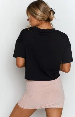 BB Exclusive Miami Cropped Tee Blk