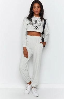 Beginning Boutique Two Piece Sets Michigan Camp Two Piece Lounge Set Grey 13 Beginning Boutique Two Piece Sets Michigan Camp Two Piece Lounge Set Grey