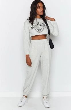 Beginning Boutique Two Piece Sets Michigan Camp Two Piece Lounge Set Grey 14 Beginning Boutique Two Piece Sets Michigan Camp Two Piece Lounge Set Grey