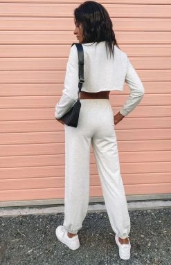 Beginning Boutique Two Piece Sets Michigan Camp Two Piece Lounge Set Grey 12 Beginning Boutique Two Piece Sets Michigan Camp Two Piece Lounge Set Grey