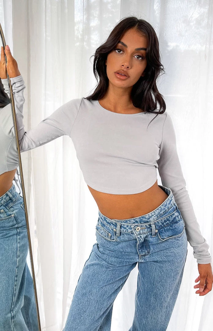 BB Exclusive New Milja Grey Open Back Top 7 BB Exclusive New Milja Grey Open Back Top