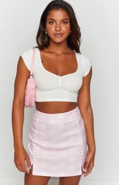 Beginning Boutique Bottoms Millie Skirt Pink