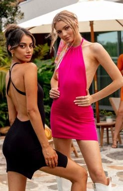 BB Exclusive Mimosa Knit Dress Magenta