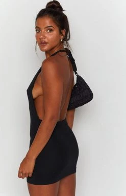 BB Exclusive Mimosa Knit Dress Black Dresses